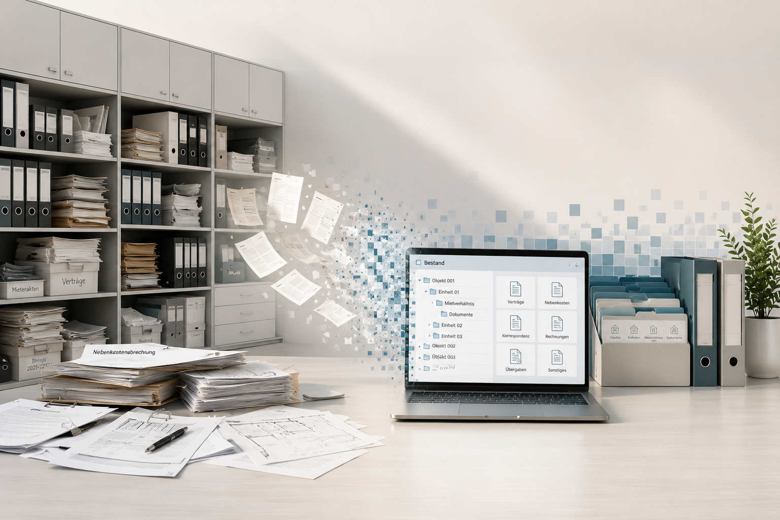 Routing von Immobilienunterlagen